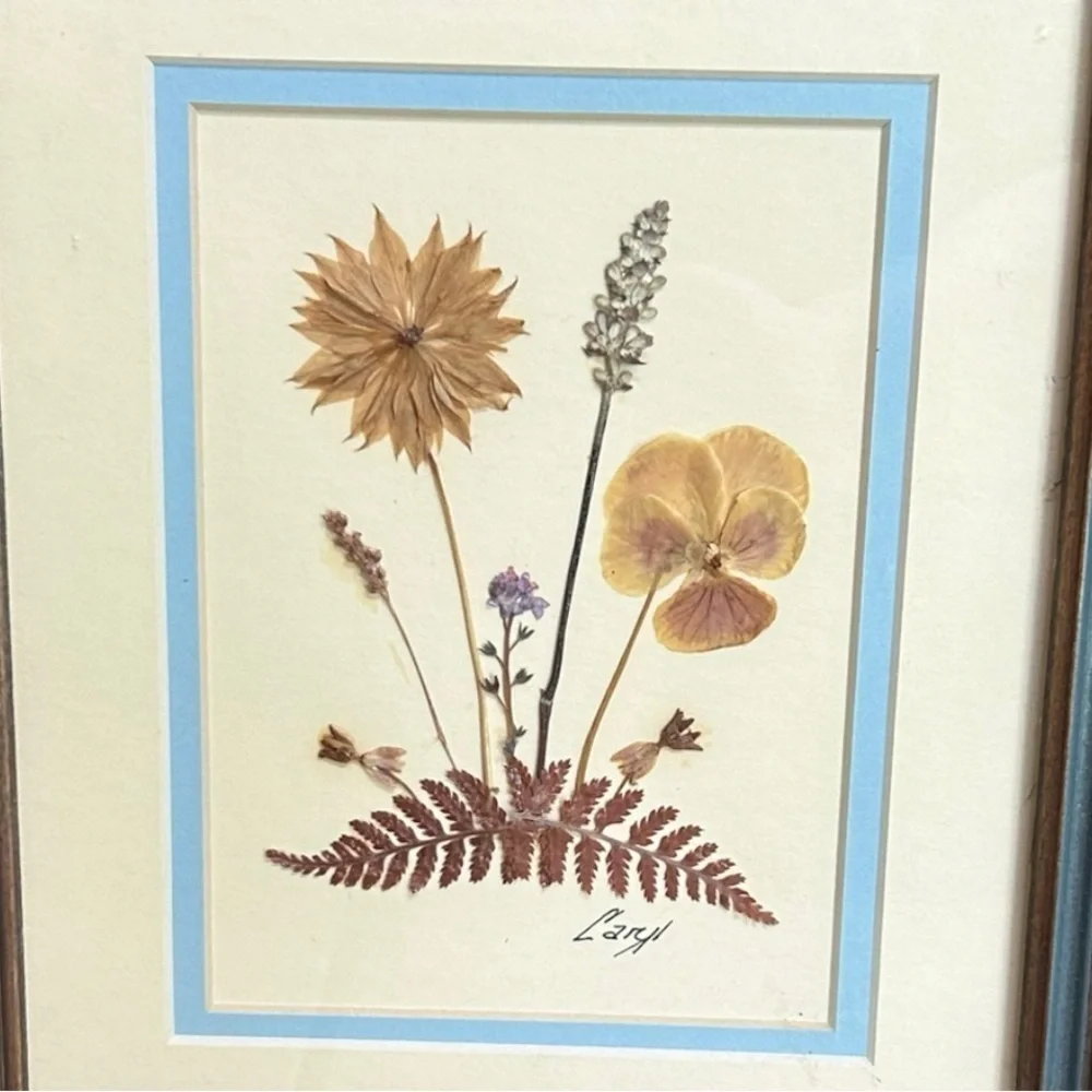 Vintage dried flower cottagecore  picture by Caryl A. Pohland 8x10